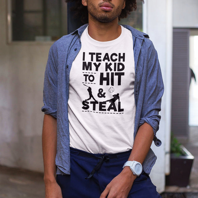 i-teach-my-kid-to-hit-and-steal-sports-tee-baseball-t-shirt-parenting-tee-humor-t-shirt-coaching-tee#color_white