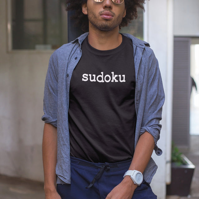 Sudoku - Minimalist Tee - Puzzle T-Shirt - Gamer Tee - Logic T-Shirt - Geek Tee
