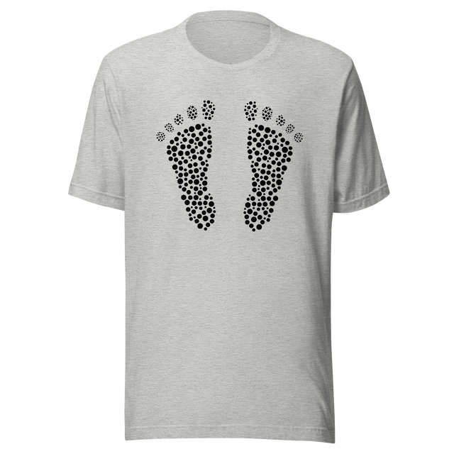two-footprints-feet-tee-cute-t-shirt-black-tee-inspirational-t-shirt-gift-tee#color_athletic-heather
