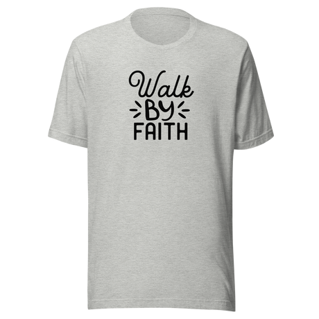 walk-the-faith-christian-tee-faith-t-shirt-bible-tee-jesus-t-shirt-religion-tee#color_athletic-heather