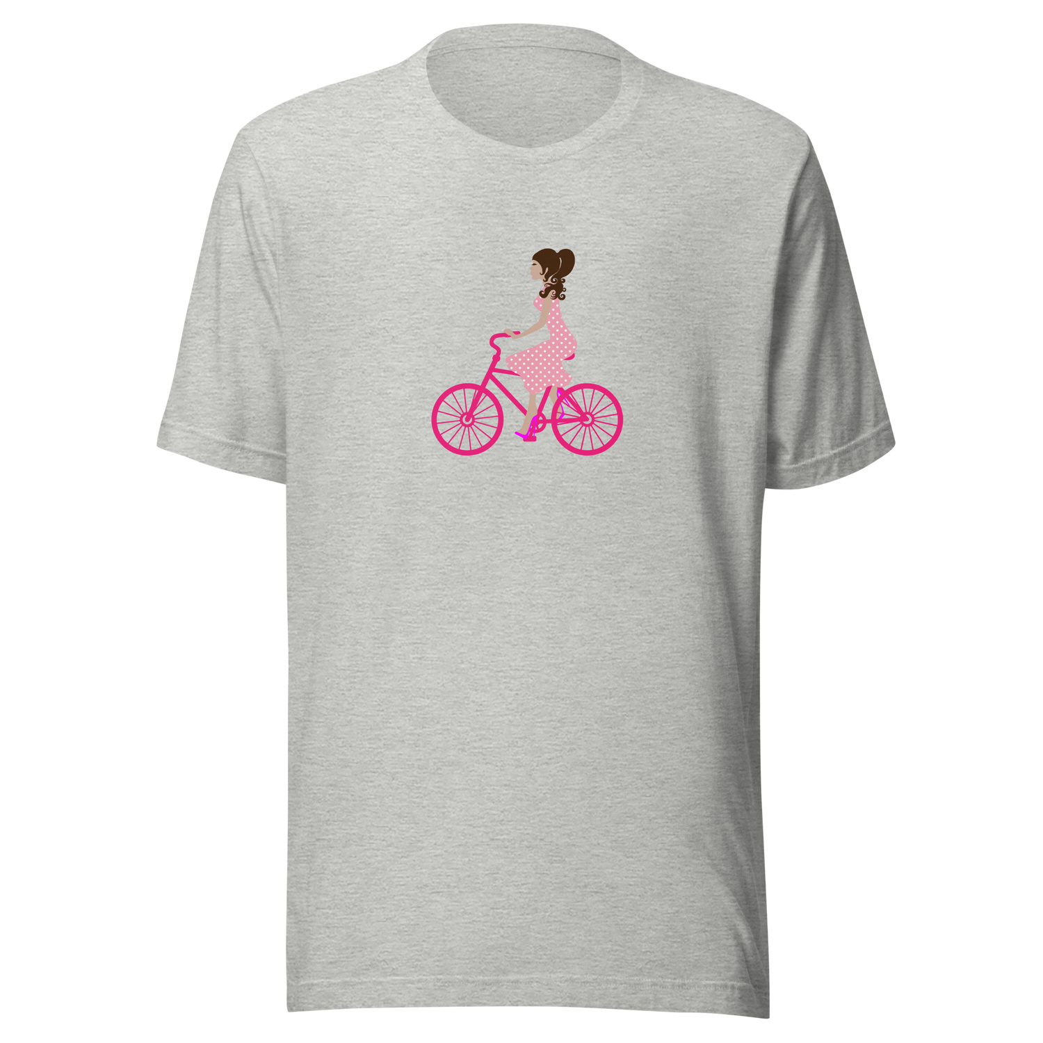lady-in-pink-dress-riding-pink-bicycle-bicycle-tee-bike-t-shirt-lady-tee-gift-t-shirt-mom-tee#color_athletic-heather