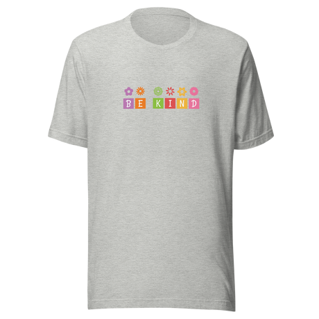 be-kind-with-multi-color-symbols-above-each-letter-be-kind-tee-happy-t-shirt-kindness-tee-gift-t-shirt-simple-tee#color_athletic-heather