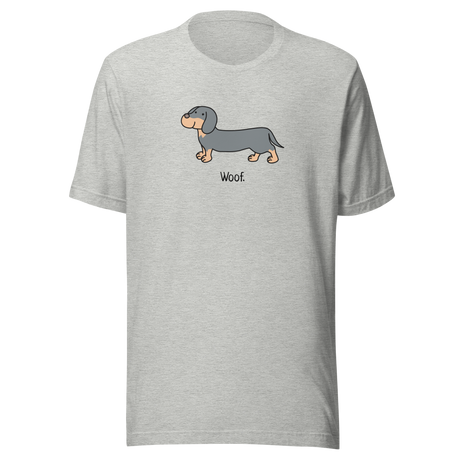 dachshund-dog-woof-dachsund-tee-dachshund-t-shirt-dog-tee-dog-lover-t-shirt-dog-mom-tee#color_athletic-heather