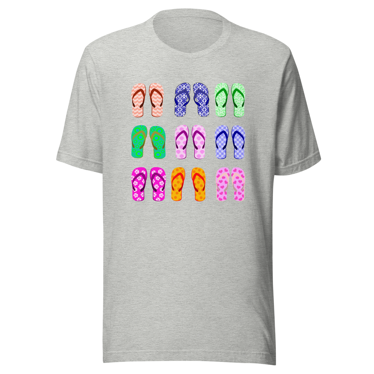 flip-flops-summertime-fun-flip-tee-flop-t-shirt-shoe-tee-beach-t-shirt-summer-tee#color_athletic-heather