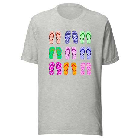 flip-flops-summertime-fun-flip-tee-flop-t-shirt-shoe-tee-beach-t-shirt-summer-tee#color_athletic-heather