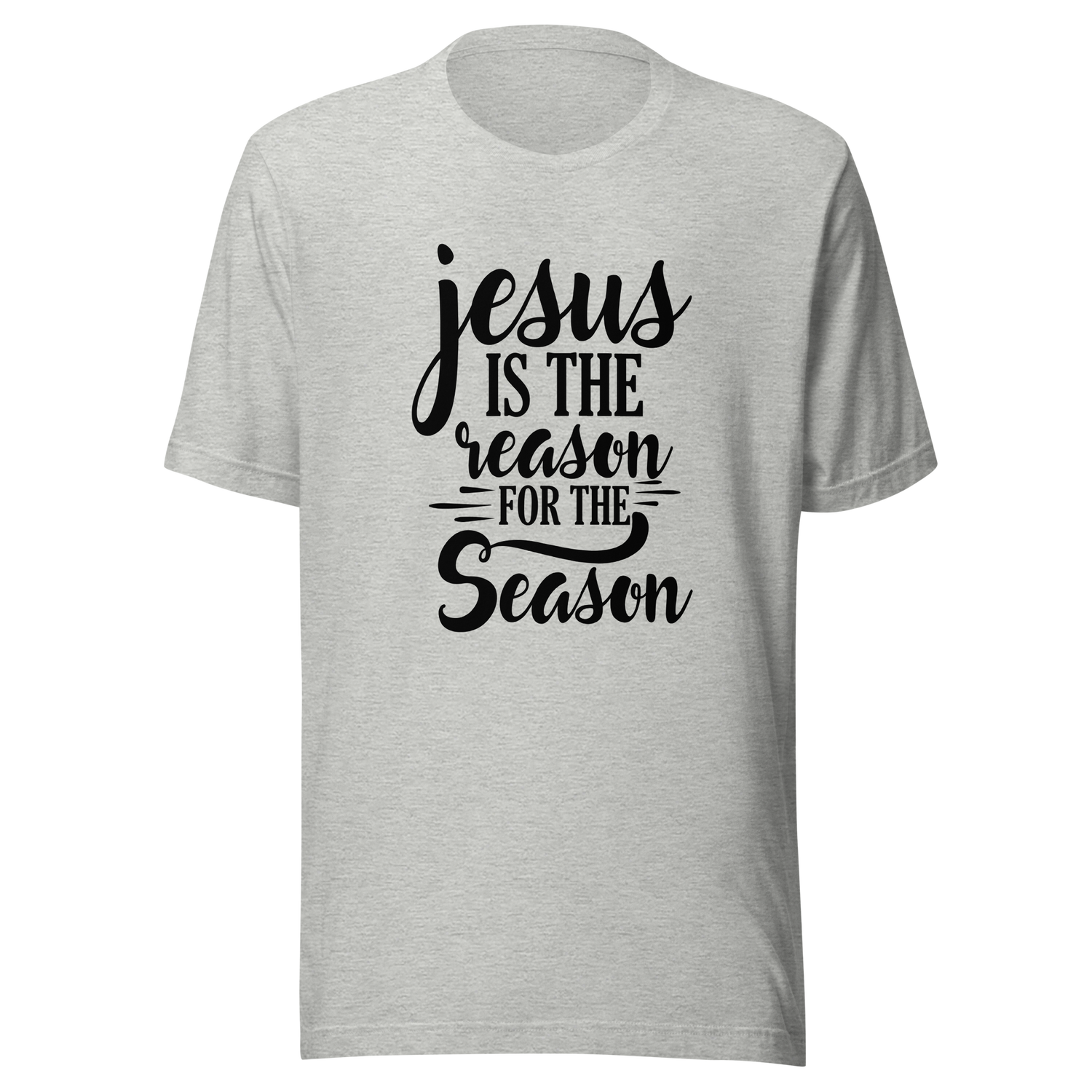 jesus-is-the-reason-for-the-season-jesus-tee-reason-t-shirt-christian-tee-t-shirt-tee#color_athletic-heather
