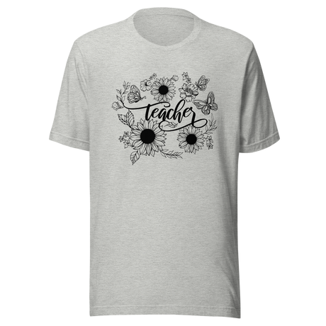 wildflowers-with-teacher-in-middle-teacher-tee-wildflower-t-shirt-floral-tee-t-shirt-tee#color_athletic-heather