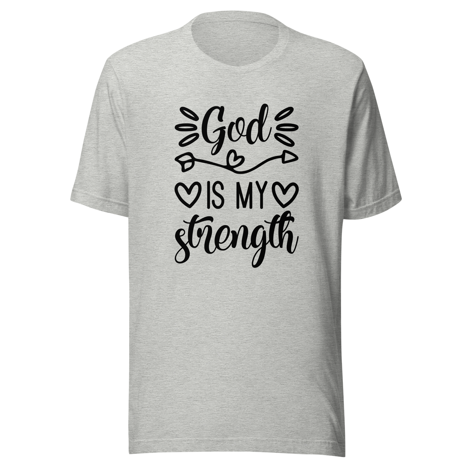 god-is-my-strength-jesus-tee-everything-t-shirt-christian-tee-t-shirt-tee#color_athletic-heather