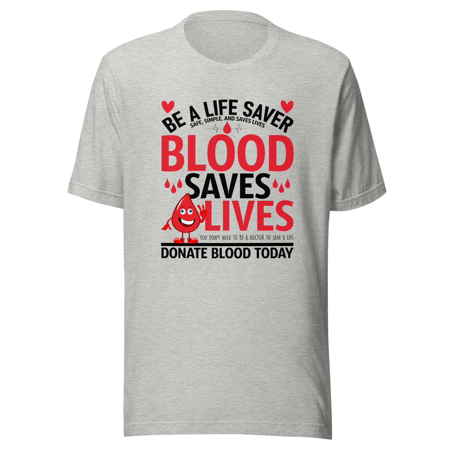 donate-blood-save-a-life-donate-tee-blood-t-shirt-save-tee-t-shirt-tee#color_athletic-heather