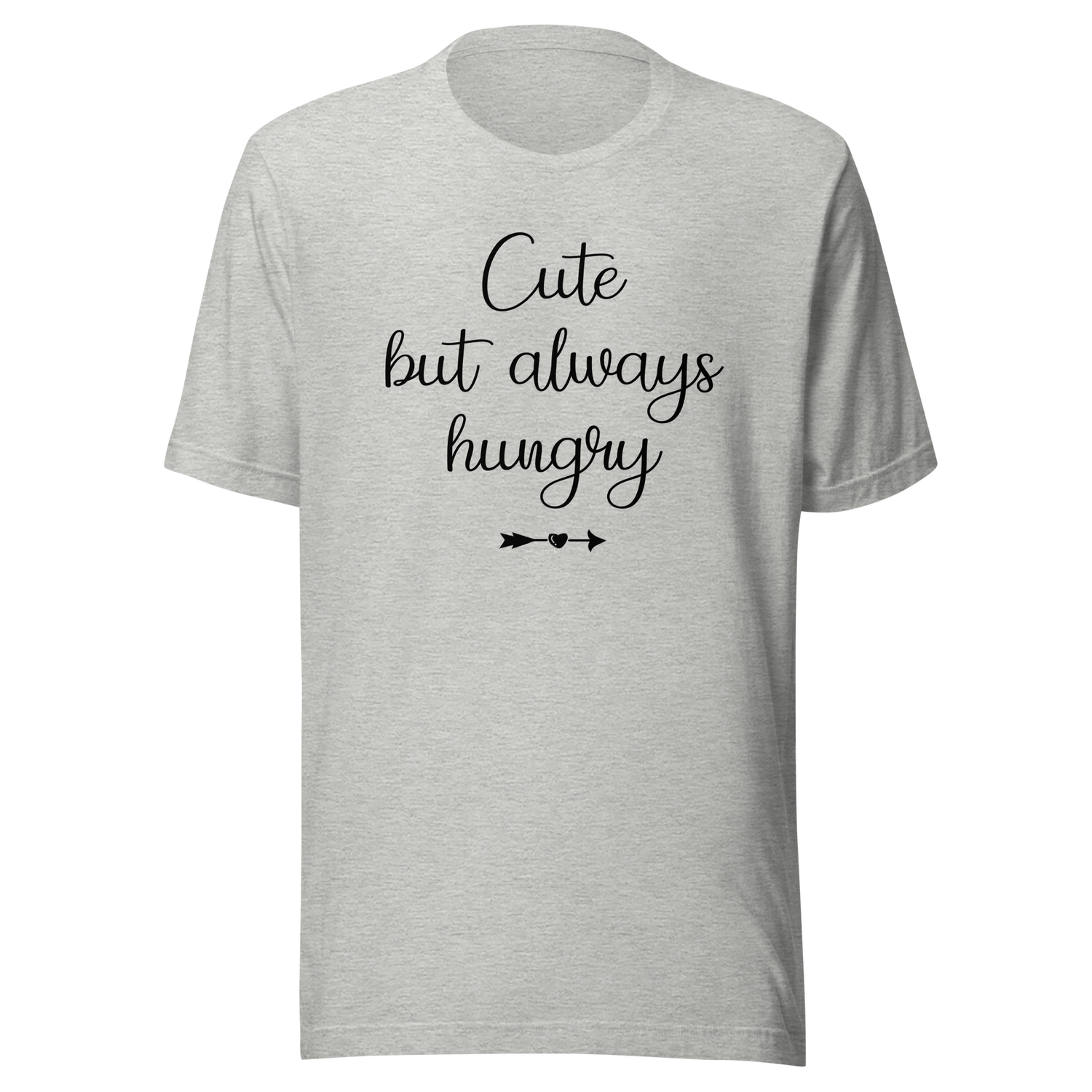 cute-but-always-hungry-food-tee-funny-t-shirt-cute-tee-hungry-t-shirt-foodie-tee#color_athletic-heather