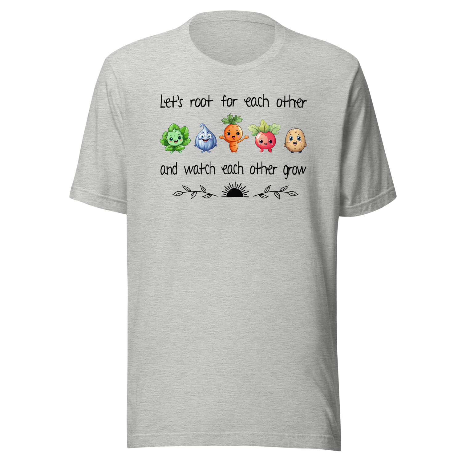 lets-root-for-each-other-and-watch-each-other-grow-food-tee-motivational-t-shirt-foodie-tee-empowerment-t-shirt-growth-tee#color_athletic-heather