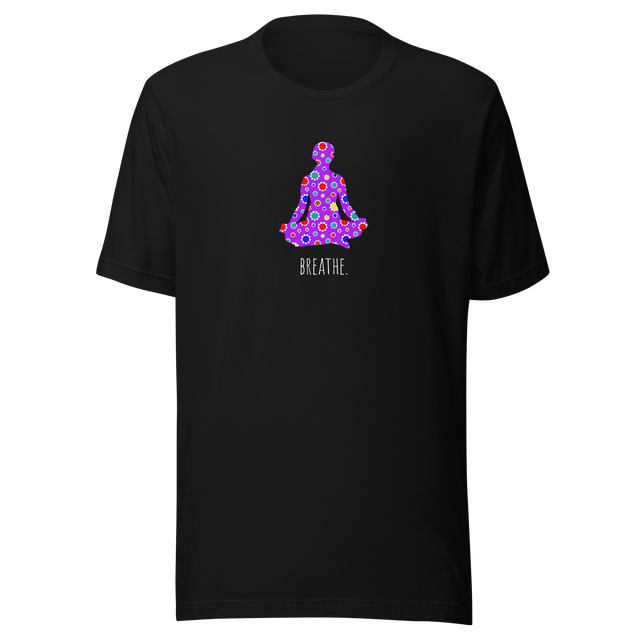 breathe-meditation-tee-breathe-t-shirt-yoga-tee-healthy-t-shirt-anxiety-tee#color_black