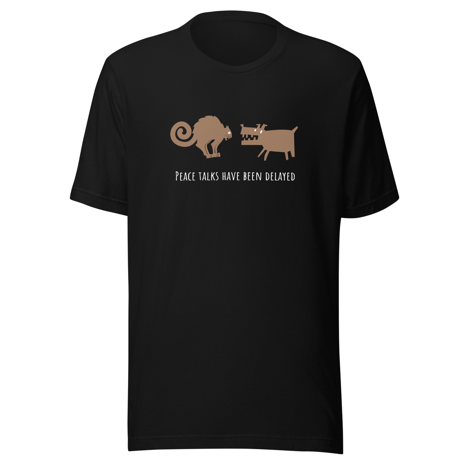 peace-talks-have-been-delayed-cat-tee-dog-t-shirt-peace-tee-cat-lover-t-shirt-dog-lover-tee#color_black