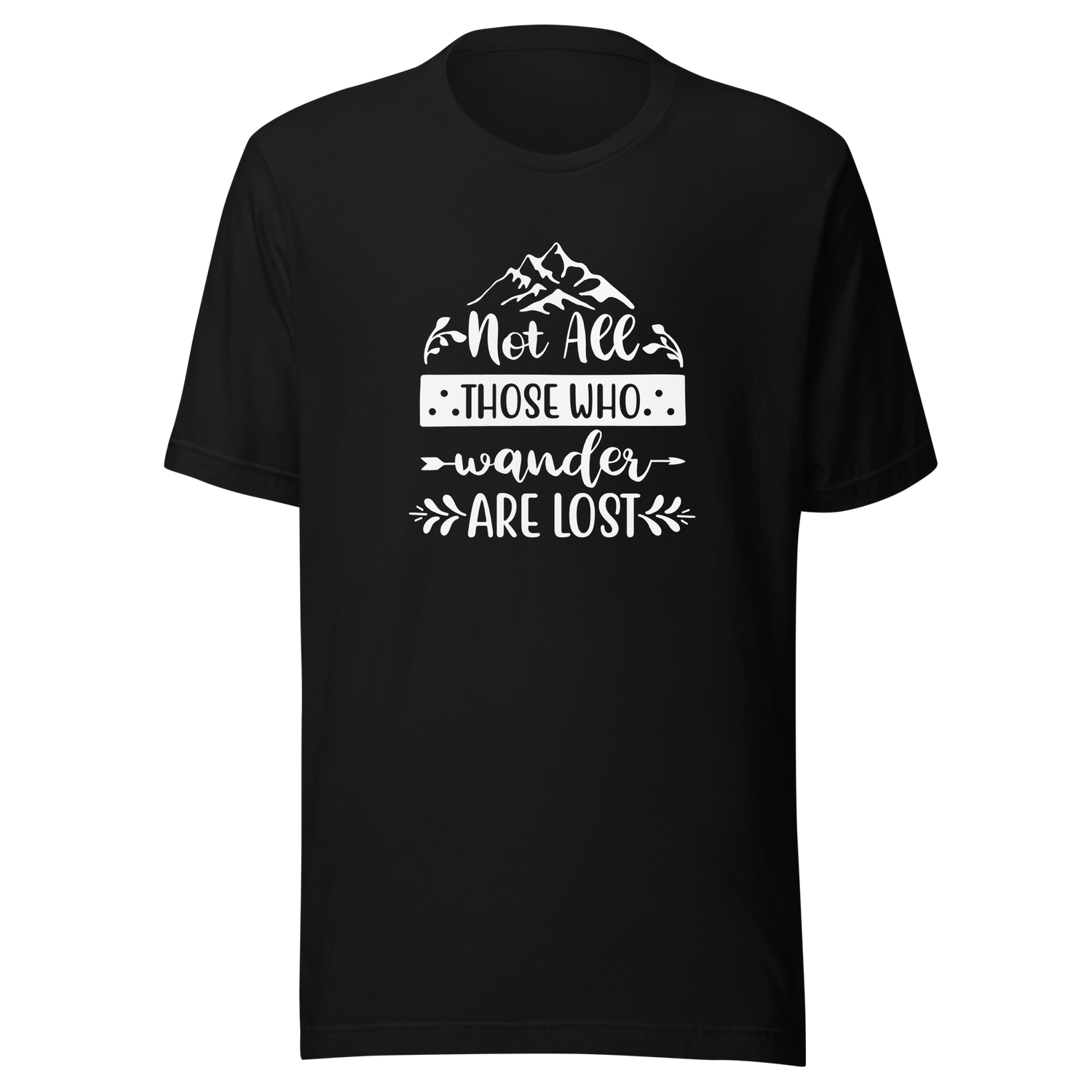 not-all-those-who-wander-are-lost-lost-tee-travel-t-shirt-adventure-tee-travel-t-shirt-outdoors-tee#color_black