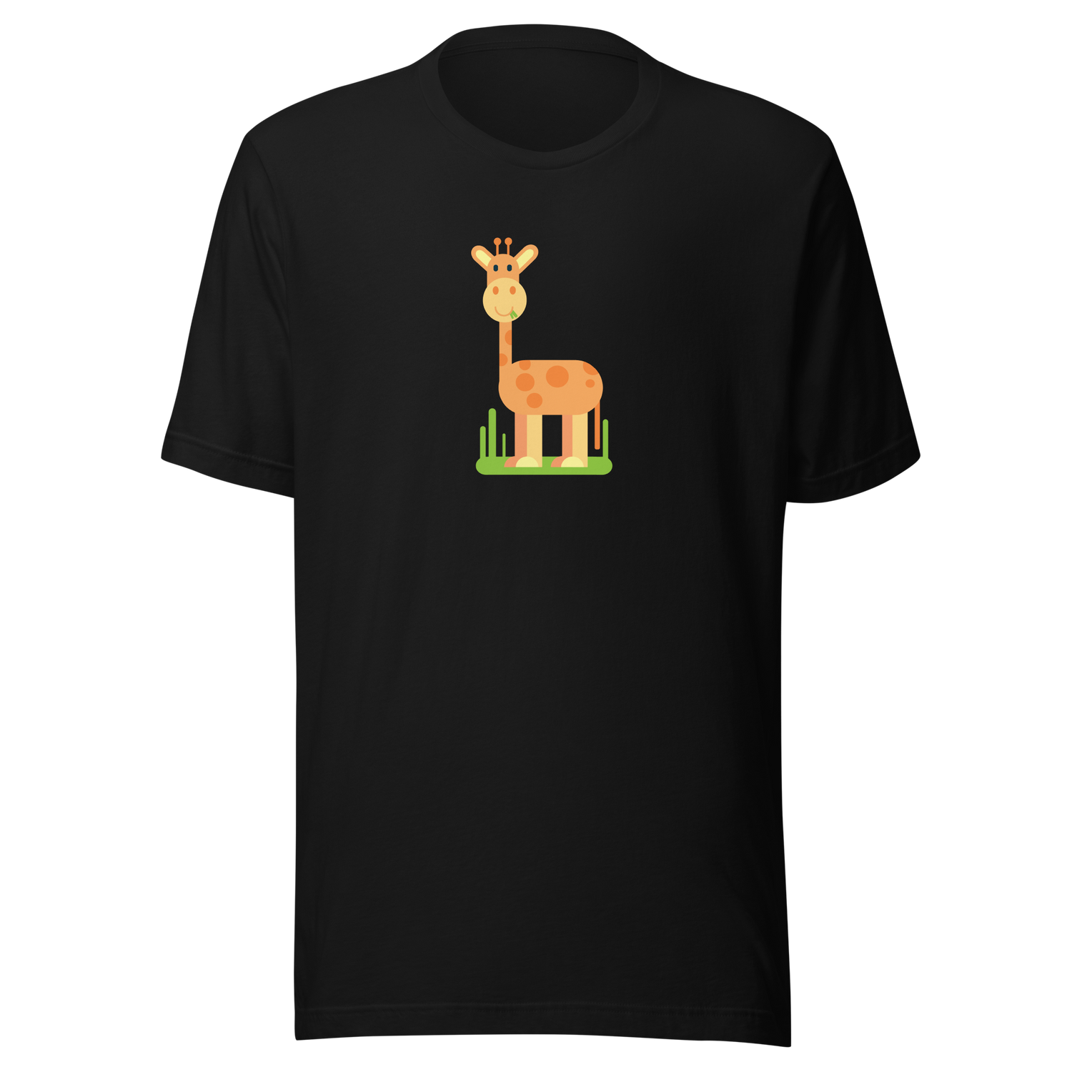 giraffe-illustrated-giraffe-tee-animal-t-shirt-cute-tee-safari-t-shirt-children-tee#color_black