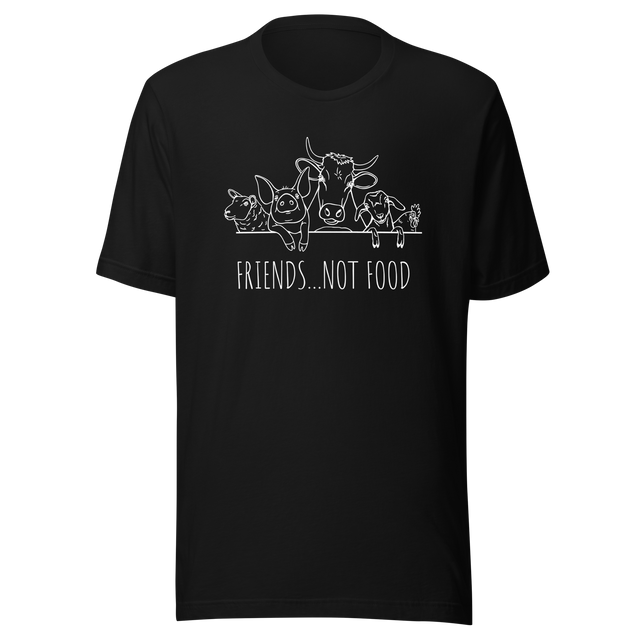friends-not-food-friends-tee-food-t-shirt-vegetarian-tee-t-shirt-tee#color_black
