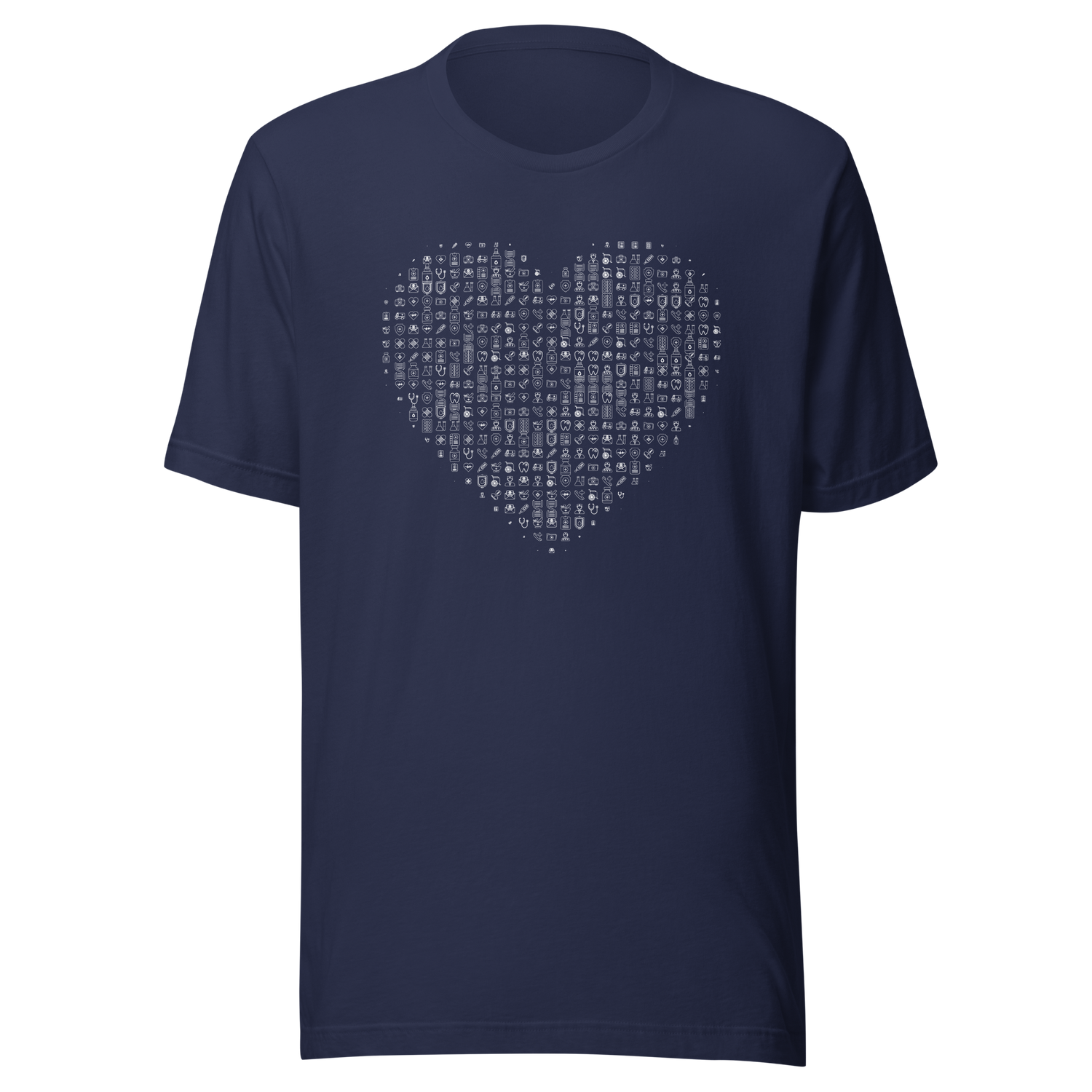 heart-made-from-medical-icons-heart-tee-hospital-t-shirt-medical-tee-nurse-t-shirt-doctor-tee#color_navy