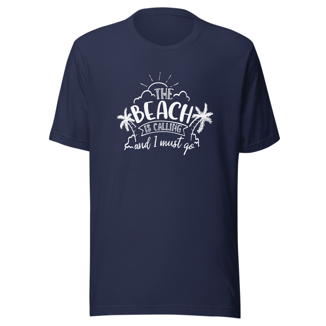 the-beach-is-calling-and-i-must-go-beach-tee-ocean-t-shirt-surfing-tee-outdoors-t-shirt-travel-tee#color_navy