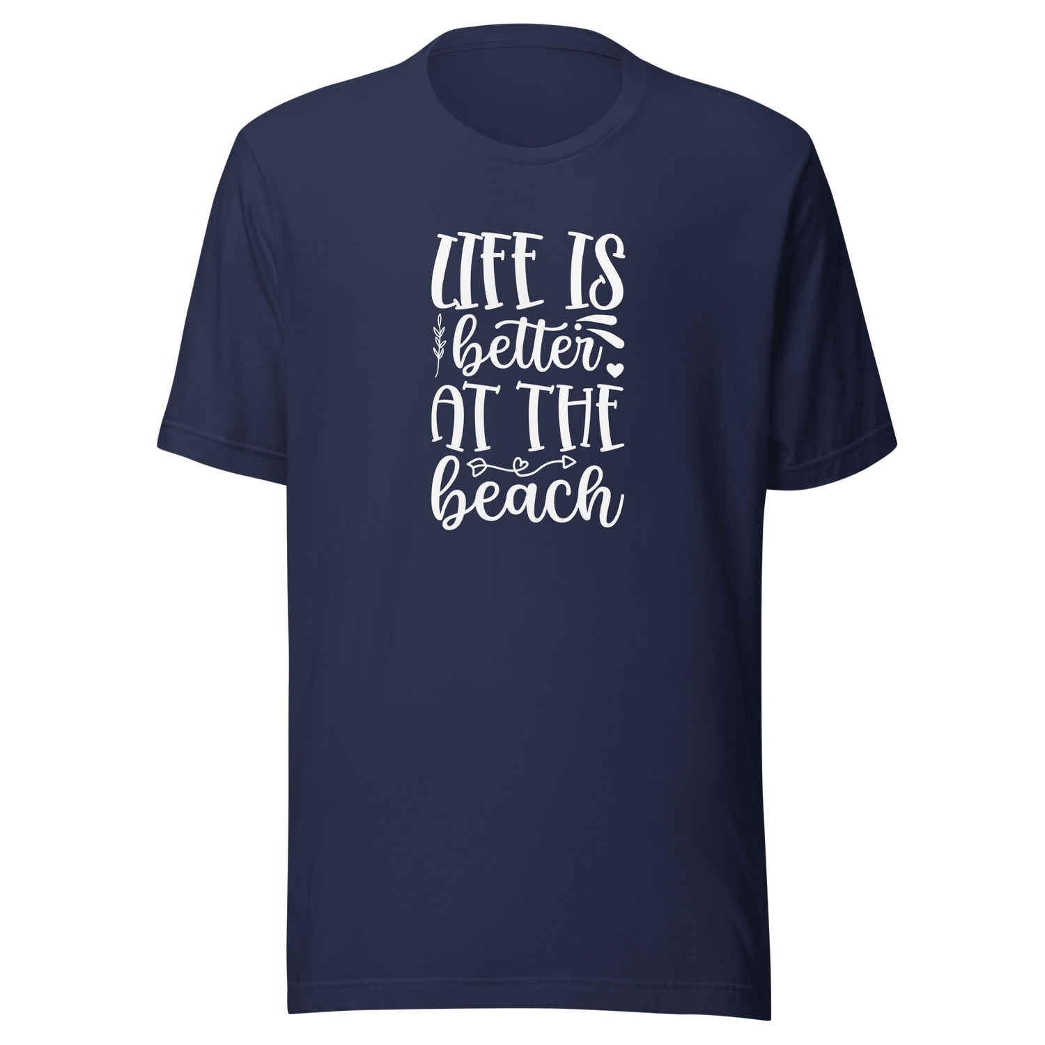 life-is-better-at-the-beach-beach-tee-summer-t-shirt-life-tee-outdoors-t-shirt-sunshine-tee#color_navy