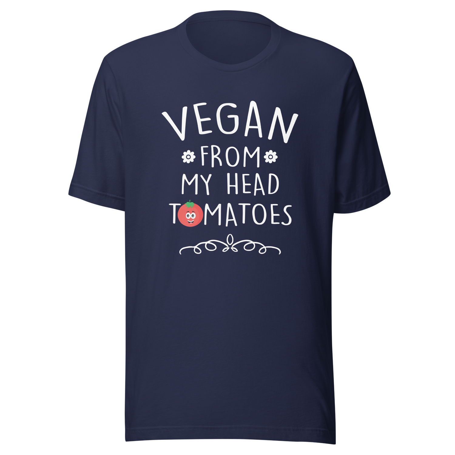 vegan-from-my-head-tomatoes-vegan-tee-lifestyle-t-shirt-healthy-tee-mantra-t-shirt-life-tee#color_navy