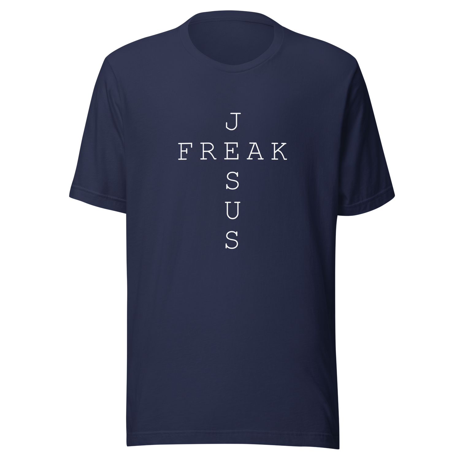 jesus-freak-in-shape-of-cross-jesus-tee-freak-t-shirt-christian-tee-t-shirt-tee#color_navy