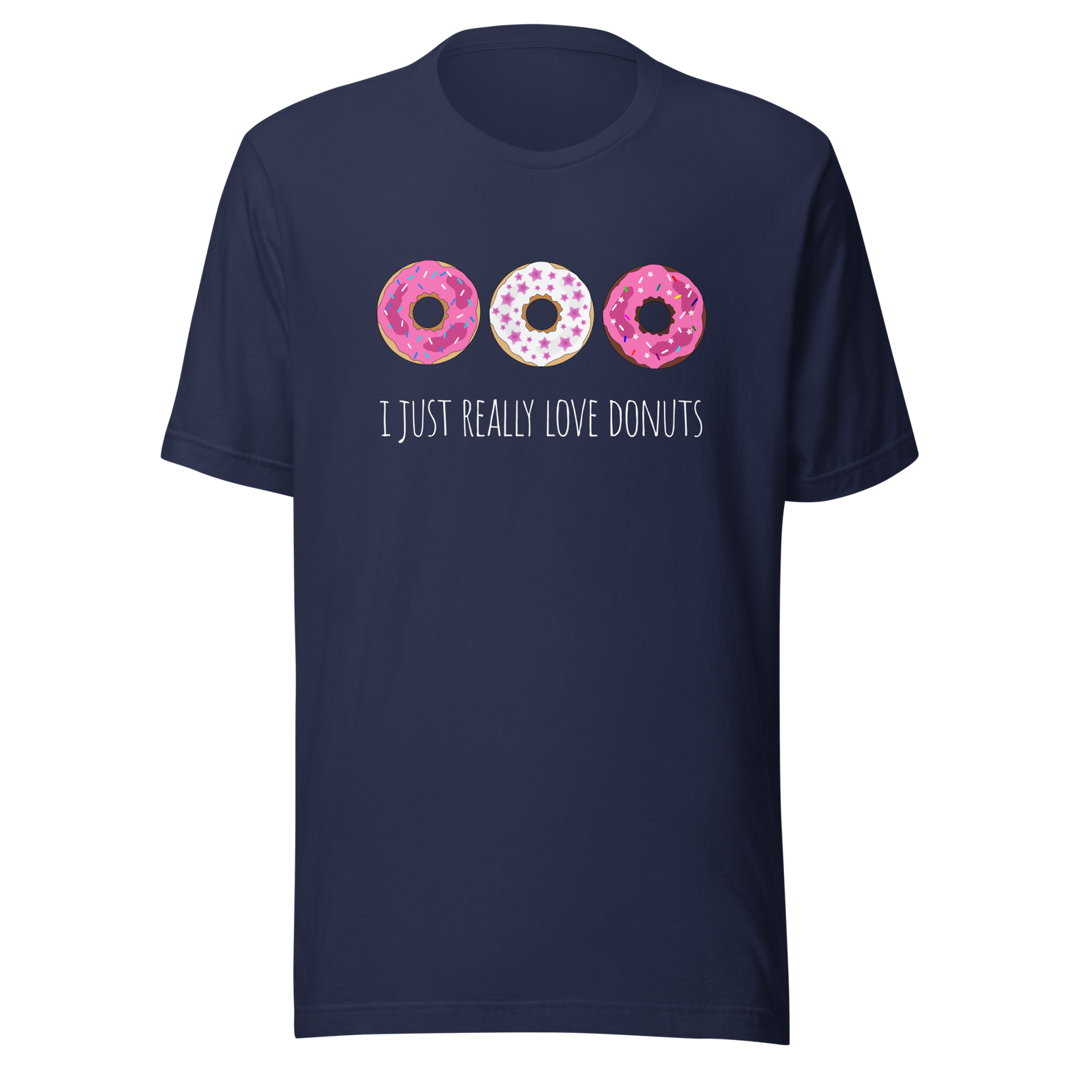 i-just-really-love-donuts-love-tee-donuts-t-shirt-food-tee-t-shirt-tee#color_navy