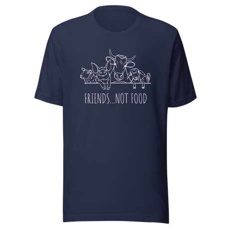 friends-not-food-friends-tee-food-t-shirt-vegetarian-tee-t-shirt-tee#color_navy