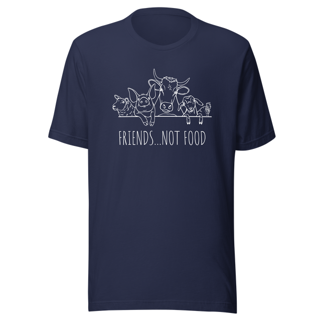friends-not-food-friends-tee-food-t-shirt-vegetarian-tee-t-shirt-tee#color_navy