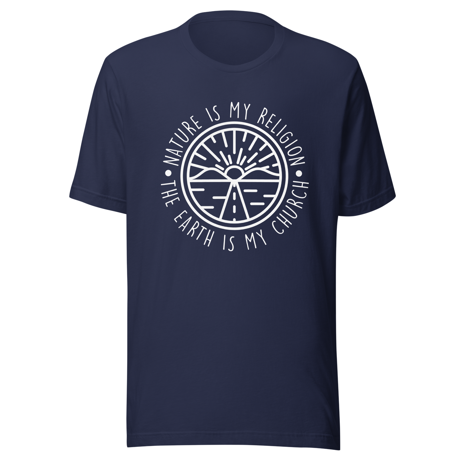 nature-is-my-religion-the-earth-is-my-church-nature-tee-religion-t-shirt-earth-tee-t-shirt-tee#color_navy