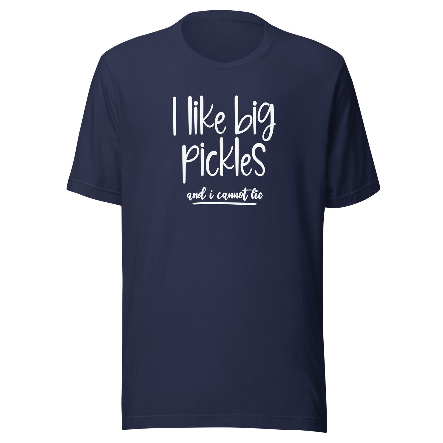 i-like-big-pickles-and-i-cannot-lie-food-tee-funny-t-shirt-pickles-tee-humor-t-shirt-quirky-tee#color_navy