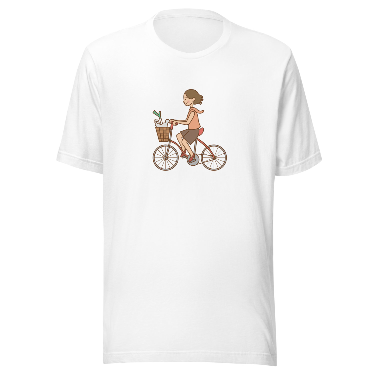 girl-riding-bicycle-with-front-basket-bicycle-tee-bike-t-shirt-girl-tee-gift-t-shirt-mom-tee#color_white