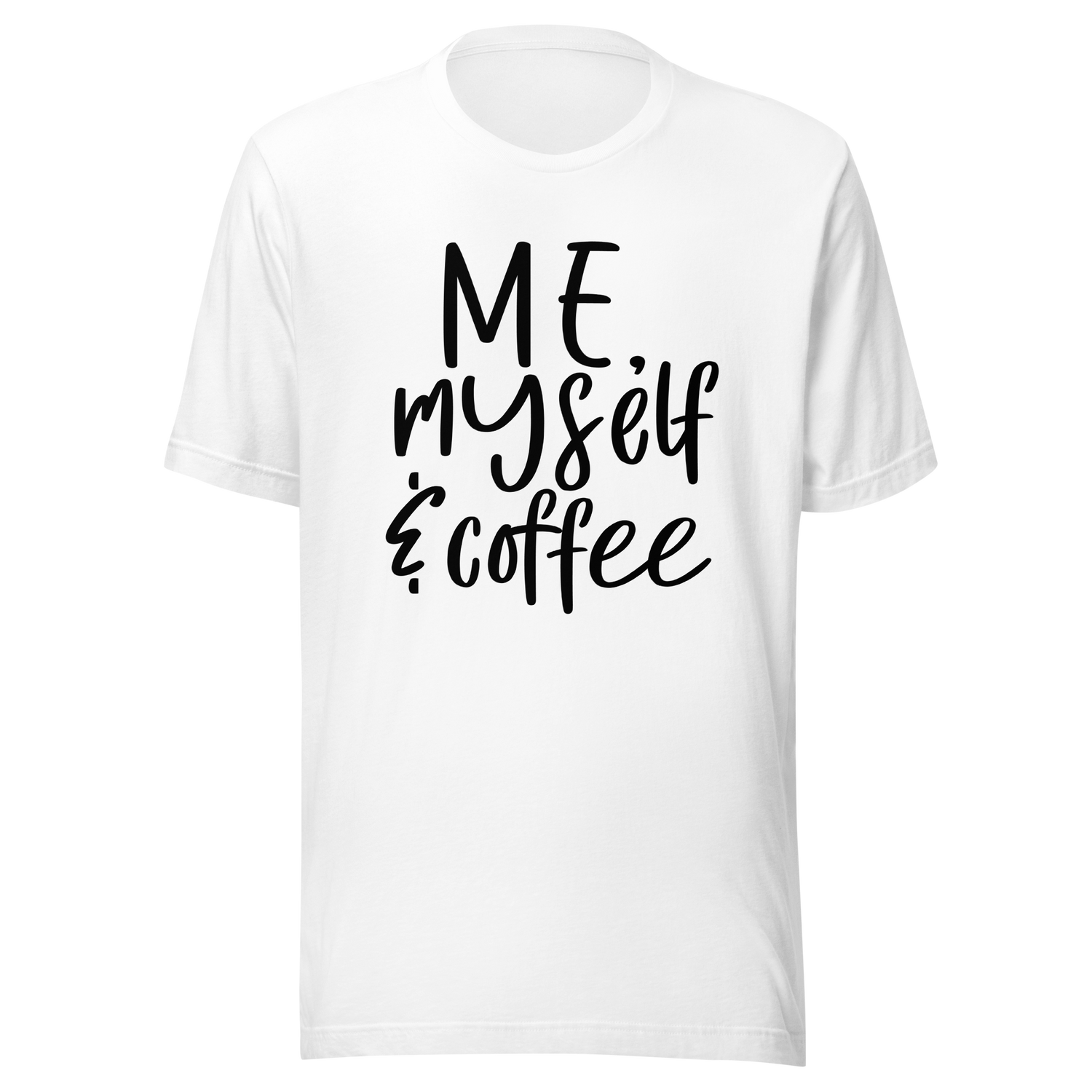 me-myself-and-coffee-coffee-tee-pretty-t-shirt-coffee-lover-tee-t-shirt-tee#color_white