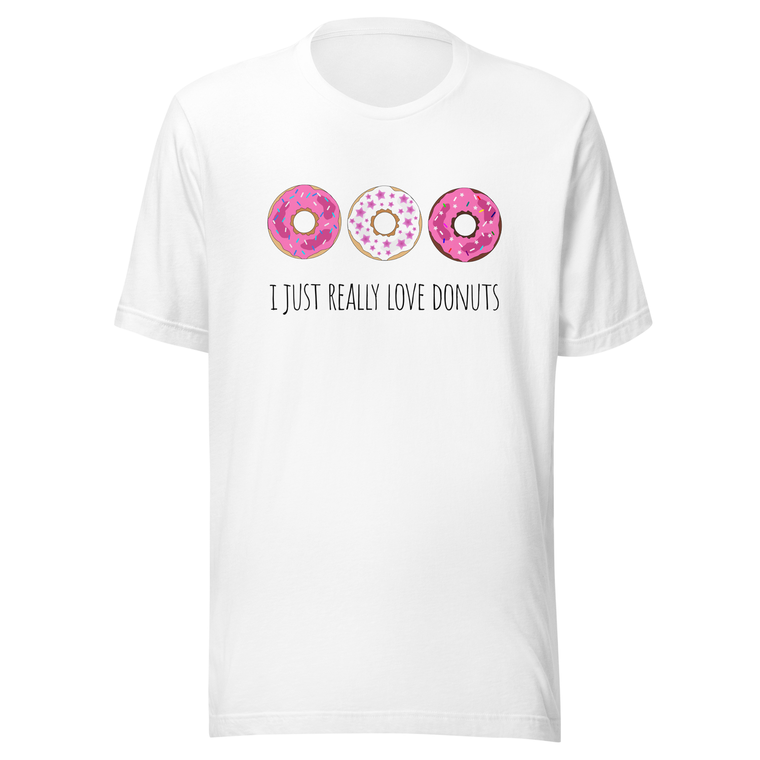 i-just-really-love-donuts-love-tee-donuts-t-shirt-food-tee-t-shirt-tee#color_white