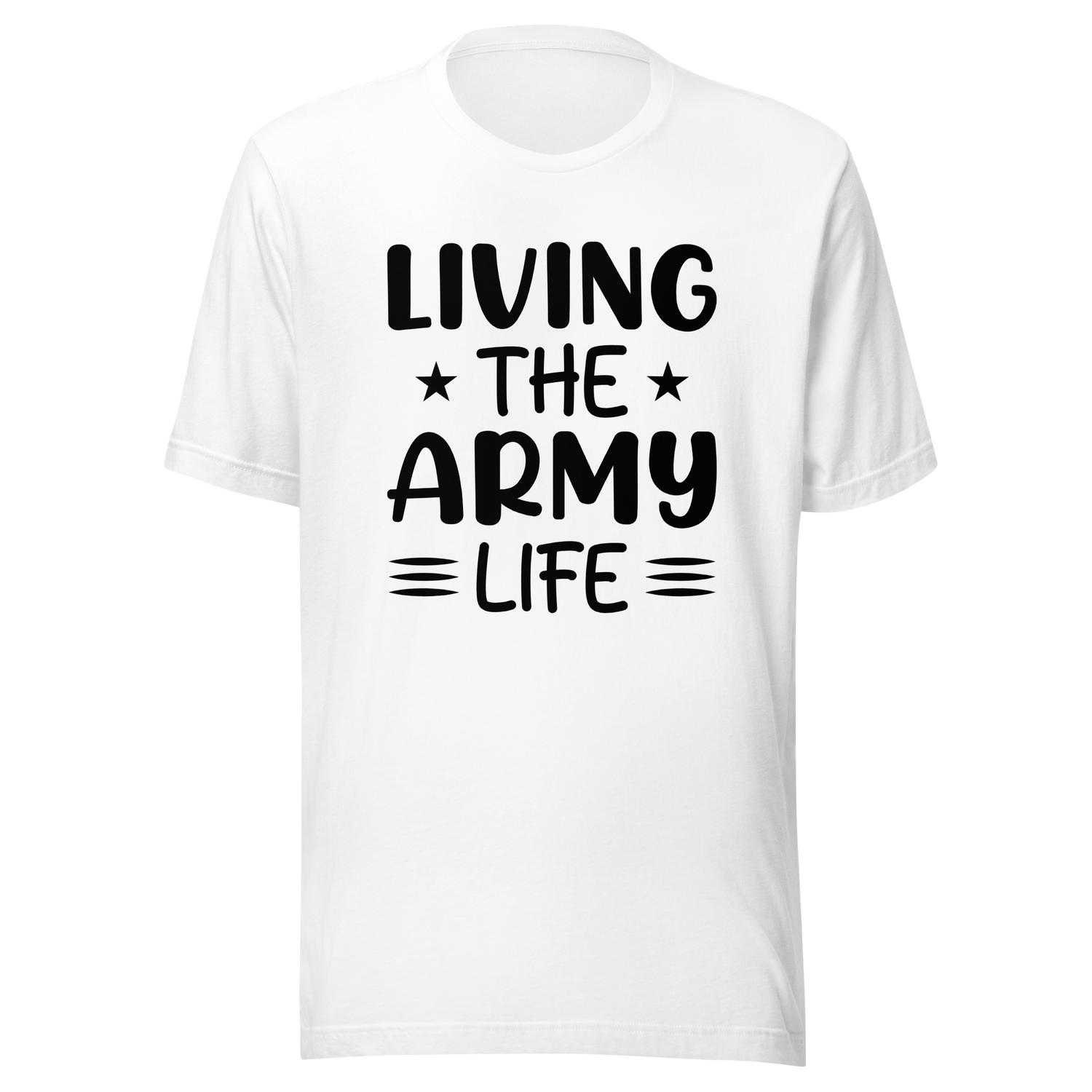 living-the-army-life-life-tee-veterans-day-t-shirt-military-tee-t-shirt-tee#color_white