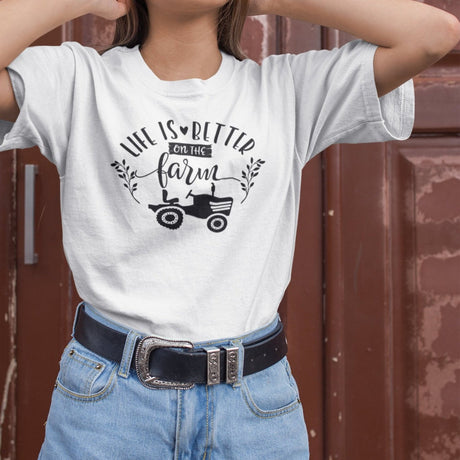 life-is-better-on-the-farm-farm-lovers-tee-farmer-t-shirt-farming-tee-country-life-t-shirt-farm-animals-tee#color_white