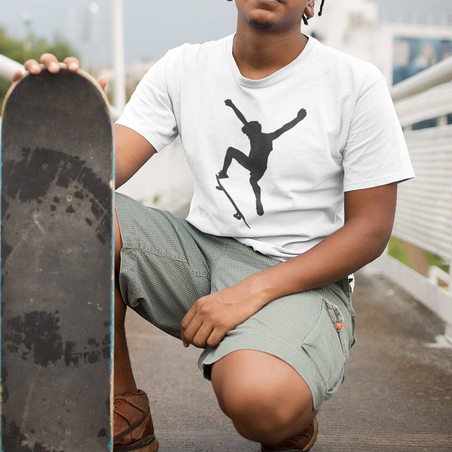 skateboarder-silhouette-skater-tee-skateboard-t-shirt-skate-tee-sports-t-shirt-skate-park-tee#color_white
