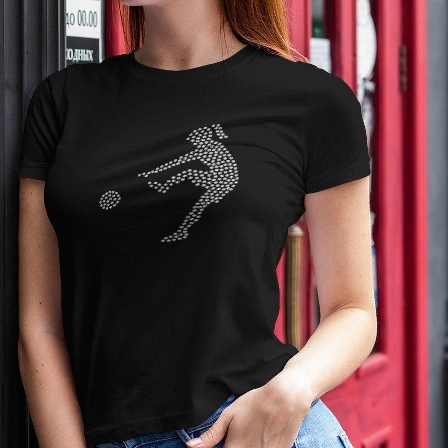 girl-playing-soccer-silhouette-image-made-from-many-soccer-balls-soccer-tee-girls-t-shirt-football-tee-sports-t-shirt-gift-tee#color_black