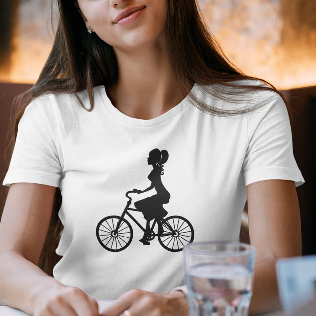 lady-on-bicycle-black-silhouette-bicycle-tee-bike-t-shirt-lady-tee-gift-t-shirt-mom-tee#color_white