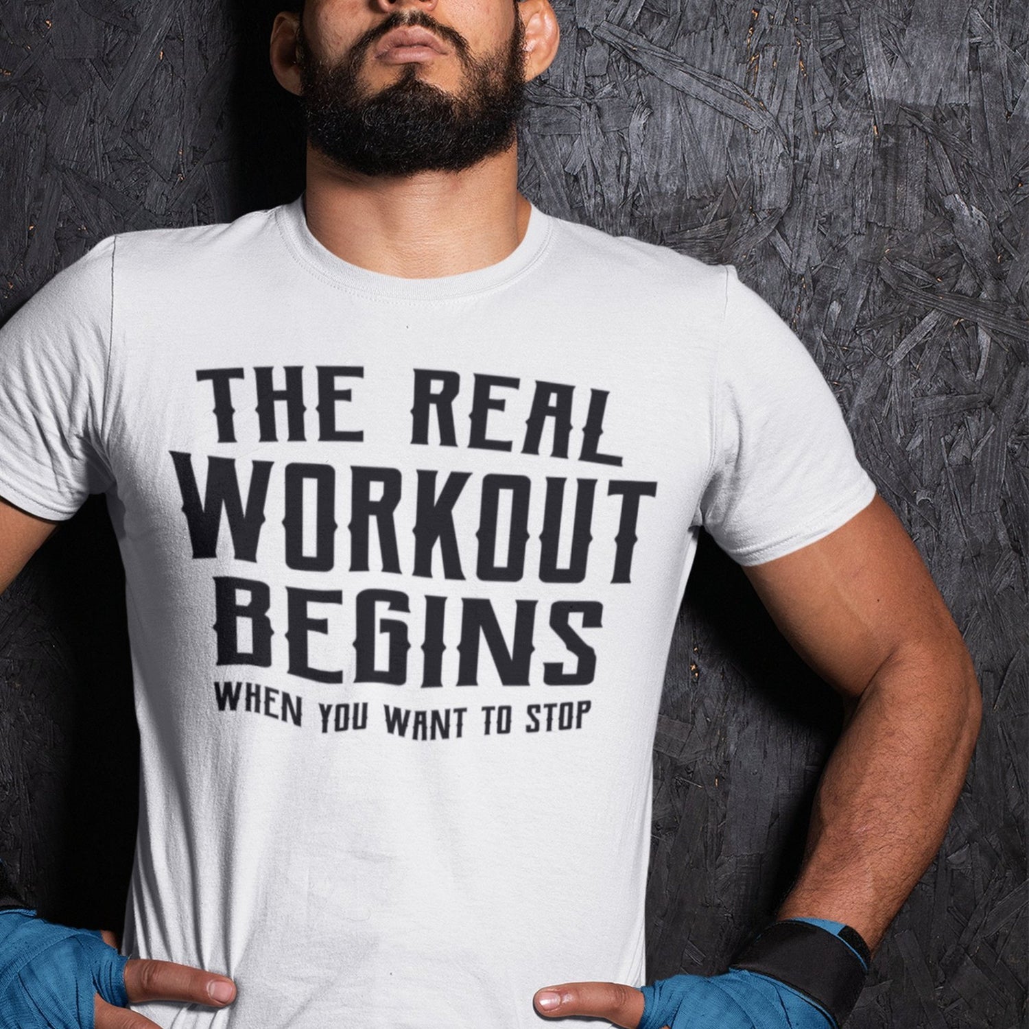 the-real-workout-begins-when-you-want-to-stop-gym-tee-fitness-t-shirt-workout-tee-t-shirt-tee#color_white