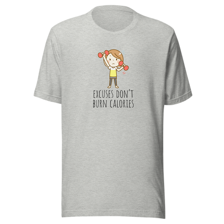excuses-dont-burn-calories-calories-tee-gym-t-shirt-excuses-tee-workout-t-shirt-motivational-tee#color_athletic-heather