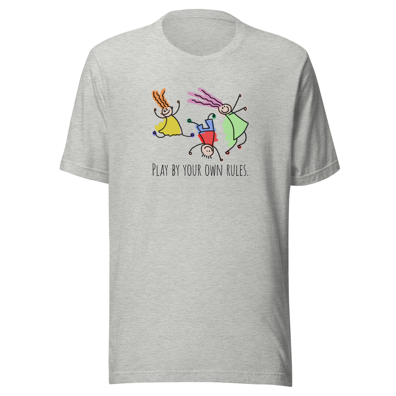 play-by-your-own-rules-achieve-tee-dreams-t-shirt-attitude-tee-inspirational-t-shirt-motivational-tee-1#color_white