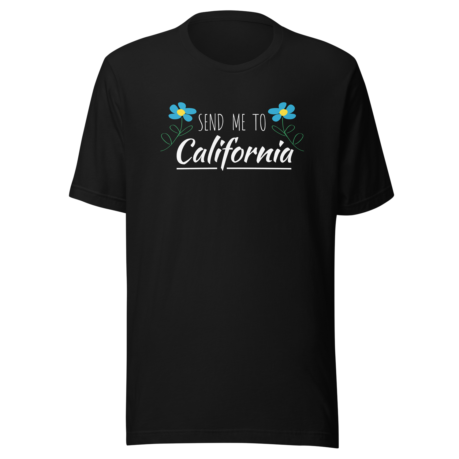 send-me-to-california-beach-tee-california-t-shirt-hollywood-tee-travel-t-shirt-road-trip-tee#color_black