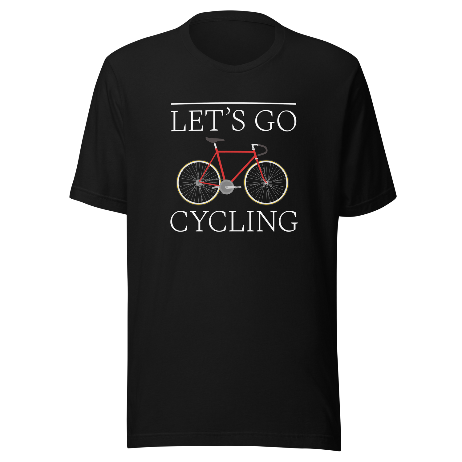 lets-go-cycling-cycling-tee-bike-t-shirt-bicycle-tee-bicycle-t-shirt-exercise-tee#color_black