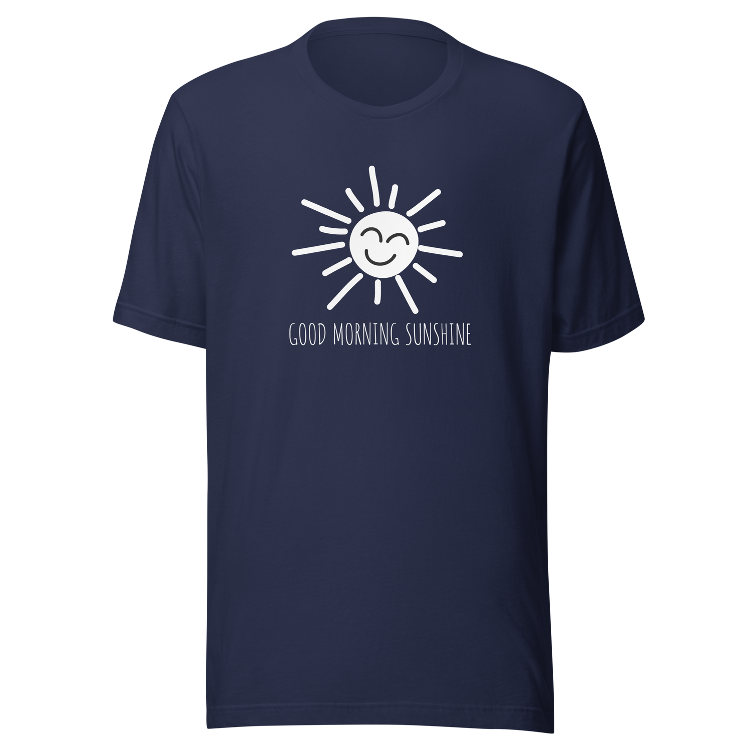 good-morning-sunshine-sunshine-tee-sun-t-shirt-good-morning-tee-hello-t-shirt-friendly-tee#color_navy