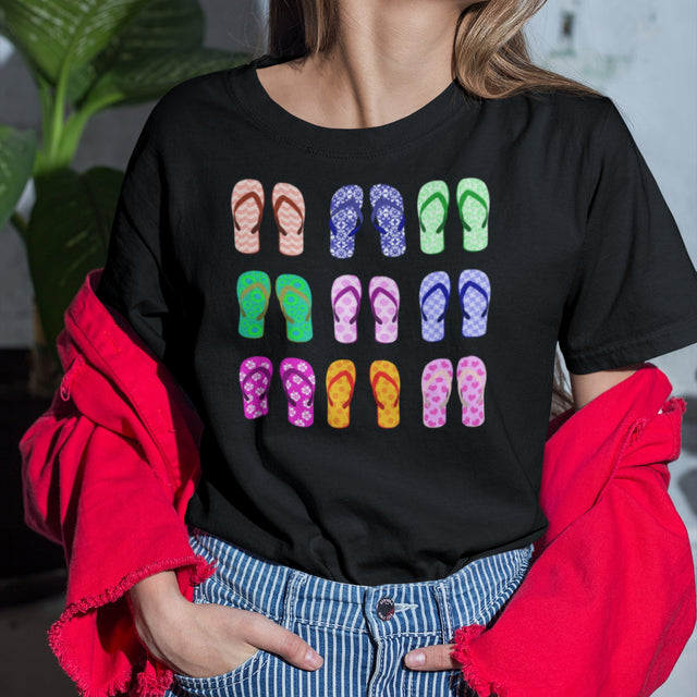 flip-flops-summertime-fun-flip-tee-flop-t-shirt-shoe-tee-beach-t-shirt-summer-tee#color_black