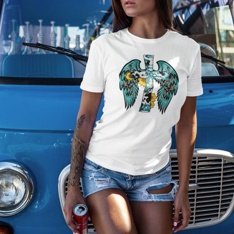 cross-with-angel-wings-teal-color-angel-wings-tee-angel-t-shirt-wings-tee-t-shirt-tee#color_white