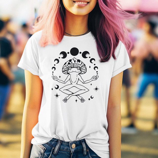 celestial-mushroom-frog-moon-phases-bohemian-boho-tee-celestial-t-shirt-mushroom-tee-frog-t-shirt-moon-tee#color_white