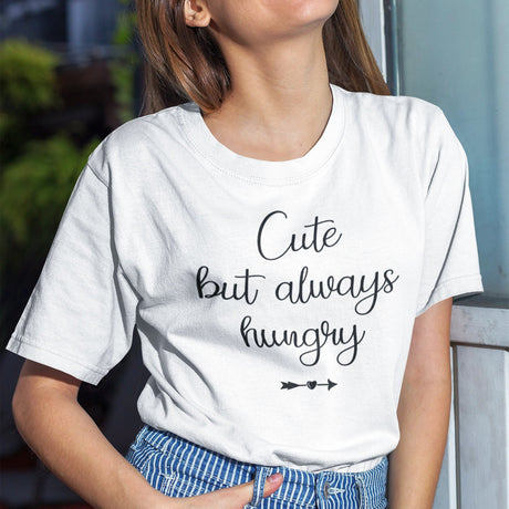 cute-but-always-hungry-food-tee-funny-t-shirt-cute-tee-hungry-t-shirt-foodie-tee#color_white