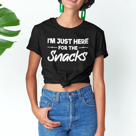 im-just-here-for-the-snacks-food-tee-life-t-shirt-foodie-tee-snacks-t-shirt-yummy-tee-1#color_black