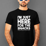 im-just-here-for-the-snacks-food-tee-life-t-shirt-foodie-tee-snacks-t-shirt-yummy-tee-2#color_black